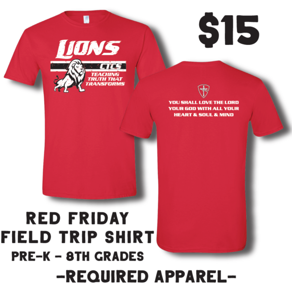 Red Friday/Field Trip Shirt